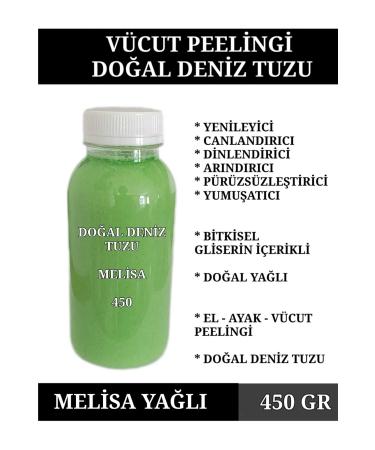 EMS AVM BODY PEELING MELISA SEA SALT PEELING HAND FEET BODY PEELING 450 GR MELISA OIL