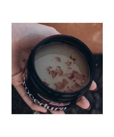 Procedura Natural Body Scrub - Natural Rose Oil - Purification - Moisturizing - Radiant Skin - Ingrown Hair Prevention 300 ml.
