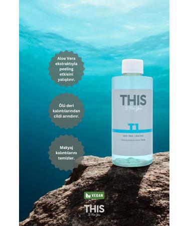 This T1 Peeling Effective Purifying Tonic Aha Bha Aloe Vera - 200ml