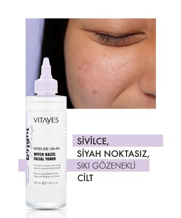 VITAYES Niacinamide Hyaluronic Acid Skin Pore Tightening Serum and Anti-Acne Witch Hazel Facial Toner - Buy Online on GoSupps.com