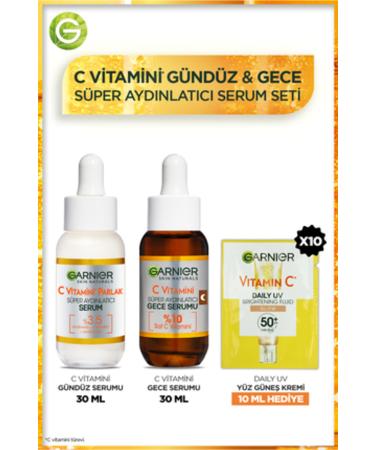 NOVAFACE STD Vitamin C Bright Serum Set: Night and Day Serum Classic