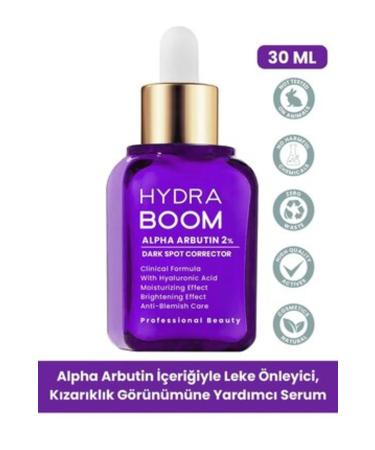 NOVAFACE STD Hydra Boom Anti-Spot Tone Equalizer Alpha Arbutin 2% Skin Serum 30 ml Classic