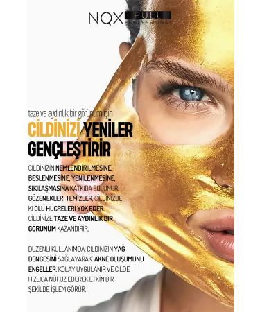 NQX PULL Gold Mask Gold Peelable Gold Mask B5 Vitamin Youth Mask 150 ml - Buy Online on GoSupps.com