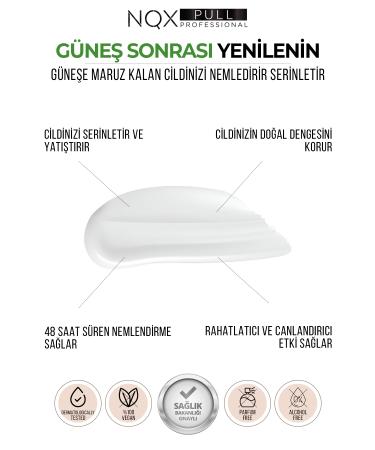 NQX PULL Moisturizing Face Cream Skin Tone Equalizer Brightening After Sun Cream - Buy Online on GoSupps.com