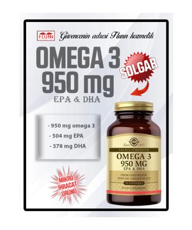 Solgar Omega 3 950 Mg 50 Softgel Capsules