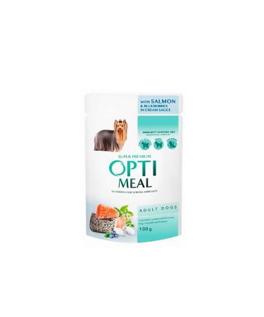OptiMeal Som.-Yab. Mer.Pouch Cre Sauce Small Breed 100Gr 510128