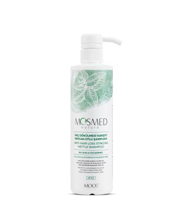 Moos Anti Hair Loss Salt-Free Nettle Shampoo with Redensyl Content Economic Size 400 Ml.