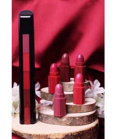 The Beauty Band 5 Color Matte Capsule Set Matryoshka Lipstick