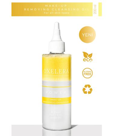 Oxelera Power Make-Up and Facial Cleansing Oil - Make-Up Removing Cleansing Oil - 200 ml