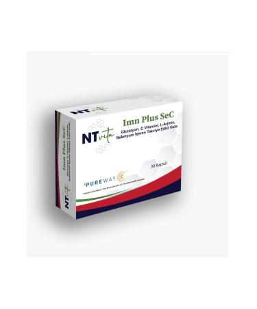 ntvita IMN Plus Sec Glutathione Vitamin C L Arginine and Selenium 30 Capsules