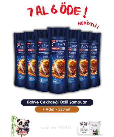 Clear Men BUY 7 PAY 6 Coffee Bean Extract Shampoo 350 ml