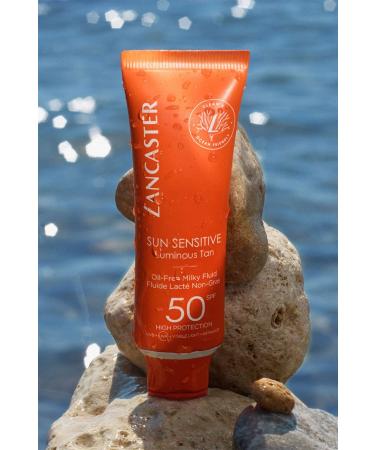 Lancaster Sun Sensitive Oil Free Milky Fluid Spf50 50ml - Face Sun Protection For Sensitive Skin Spf50 - Buy Online on GoSupps.com