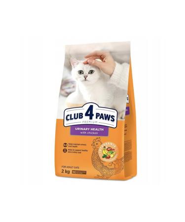Club4Paws Premium Urinary Health Chicken Adult Cat Food 2 Kg