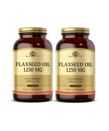 Solgar Flaxseed Oil 1250 Mg 100 Capsules 2 Pieces