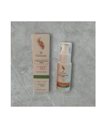 Clemente Sunscreen 80 SPF (water-based)