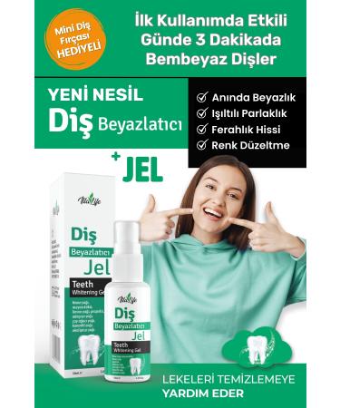 lla Life Whitening Expert Fast Acting Teeth Whitening Gel New Generation Teeth Polishing and Cleaning Gel 50 ml