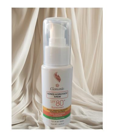 Clemente Sunscreen 80 SPF (water-based) - Buy Online on GoSupps.com