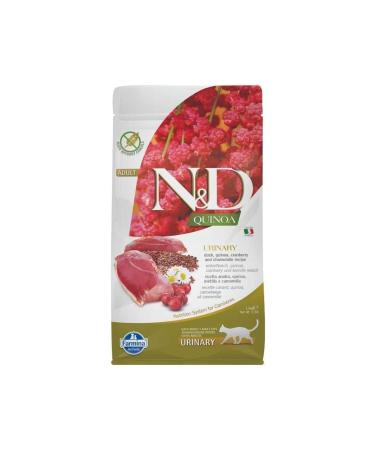 N & D Quinoa Grain Free Urinary Duck Adult Cat Food 1.5 Kg