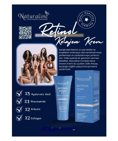 Naturaline Professional Naturaline Repair Cream - Retinol Shea Butter Hyaluronic Acid 5% Collagen 2% Arbutin 2% 100ml - Buy Online on GoSupps.com