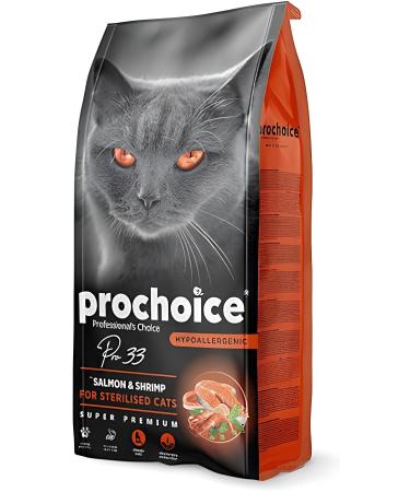 Pro Choice Pro33 Sterilized Salmon & Shrimp Hypoallergenic Cat Food 2 Kg
