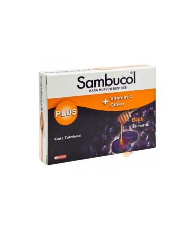 Sambucol Plus Black Elderberry Extract 20 Pastilles