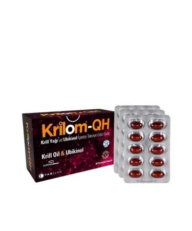 Krilom Qh Krill Oil And Ubiquinol 30 Capsules 8680133000515 - Buy Online on GoSupps.com