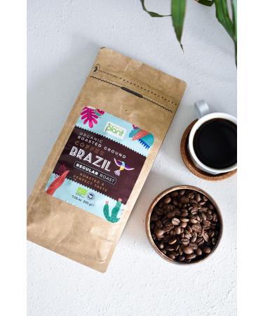 I am a plant Organic Ground Filter Coffee Brazilian Medium 200 gr - Buy Online on GoSupps.com