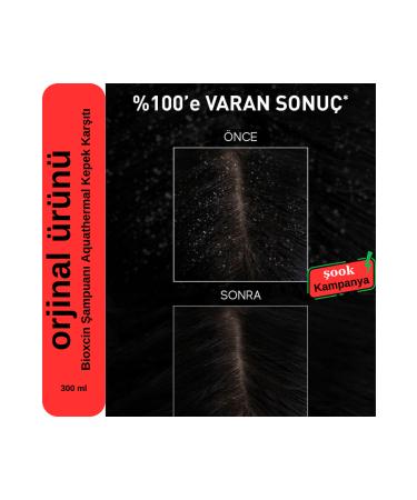 Bioxcin 2-Piece Aqua Thermal Anti-Dandruff Shampoo 300ml All Hair Types - Buy Online on GoSupps.com