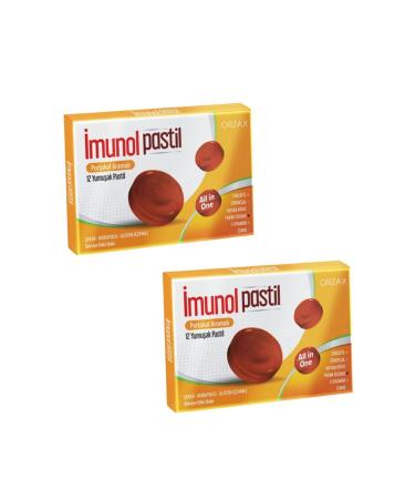 IMUNOL Imunol Orange Flavored 12 Pastilles x 2 Pieces