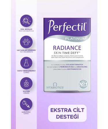 Perfectil Type 2 Skin Health Vitamin Containing Fish Collagen Blackcurrant Silicium Biotin Iron Magnesium