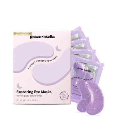 grace & stella Retinol Eye Mask for Under Eye Dark Circles 3 Pieces
