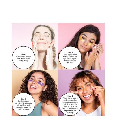 grace & stella Retinol Eye Mask for Under Eye Dark Circles 3 Pieces - Buy Online on GoSupps.com