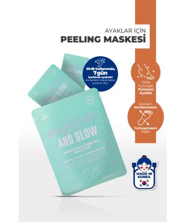 todobeauty Exfoliate and Glow Sock Type Peeling Foot Mask