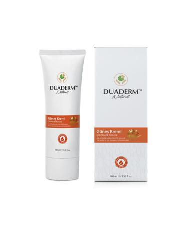 Duaderm Moisturizing Nourishing Face and Body Sunscreen 50spf (Vitamin E UVA UVB) 100ml Tube