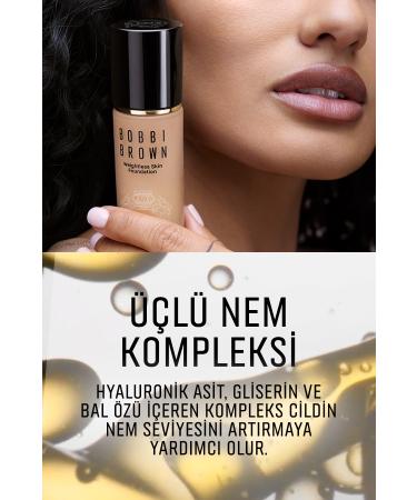Bobbi Brown Weightless Skin 24 Hour Liquid Foundation SPF 15 - Natural and Matte Finish - Cool Walnut - 30 ml - Buy Online on GoSupps.com