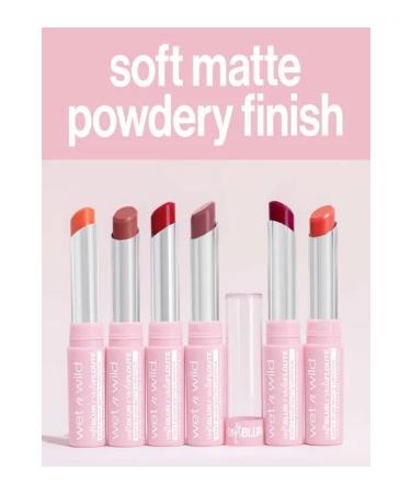 WET N W LD Soft Blur Matte Lipstick Velvety Semi-Sheer Layered Color Soft Matte Powder Finish Matte Lipstick - Buy Online on GoSupps.com