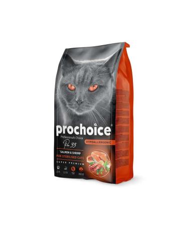 Pro Choice Pro Choice Pro 33 Sterilized Salmon Shrimp Cat Food 2 Kg