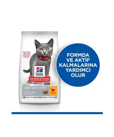 Hill's SCIENCE PLAN Chicken Sterilized Kitten Food 3 Kg