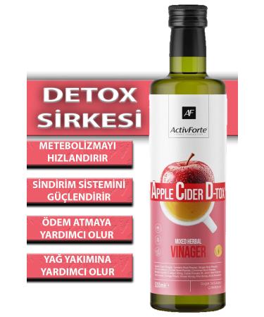Activforte Natural Detox Vinegar Detox Vinegar Detox Apple Cider Vinegar 330 ml - Buy Online on GoSupps.com
