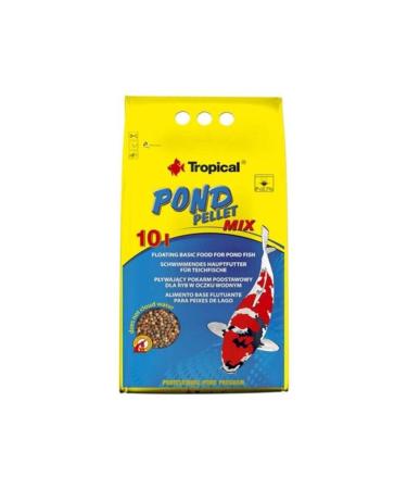 Tropical Pond Pellet Mix Granular Food for Koi and Goldfish 130 Gr - 5910432