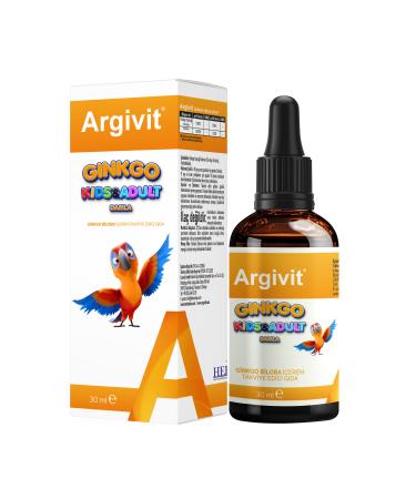 Argivit Ginkgo Kids&adult - Food Supplement Containing Ginkgo Biloba - Drops 30 ml - Buy Online on GoSupps.com