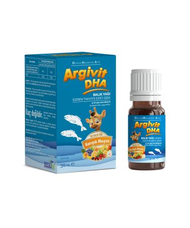 Argivit Dha Liquid Food Supplement Containing Fish Oil 10 Ml - Buy Online on GoSupps.com