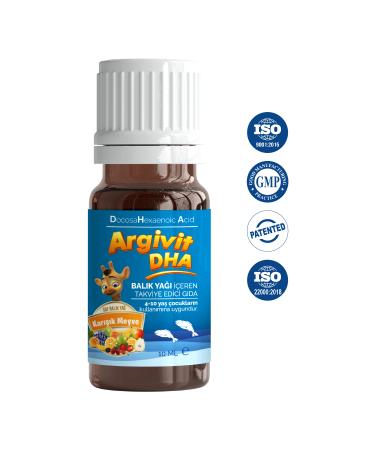 Argivit Dha Liquid Food Supplement Containing Fish Oil 10 Ml - Buy Online on GoSupps.com