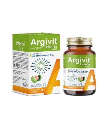 Argivit Inferrin Lactoferrin Containing Capsule Food Supplement 30 Capsules - Buy Online on GoSupps.com