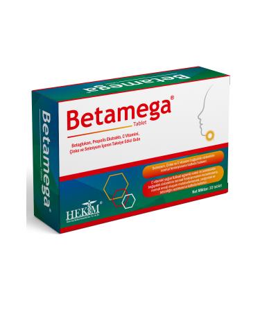 BETAMEGA Pastille 2 Pack - Pastille Containing Black Elderberry Beta Glucan Propolis - 12 Pieces - Buy Online on GoSupps.com