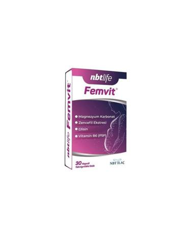 Nbt Medicine Nbtlife Femvit 30 Capsules