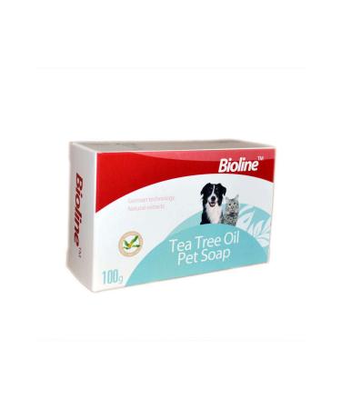 Bioline Tea Tree Soap for Cats and Dogs 100 gr 553134