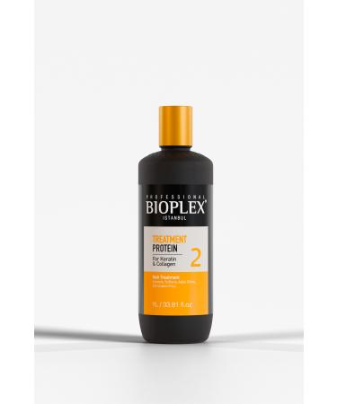 Bioplex Keratin Hair Care Cream - Brazilian Blow Dry Permanent Straightening Botox Care 1000 Ml