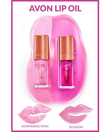 Avon True Lip Oil Lip Care Oil Blossom And Shimmering Petal - Vaen Mini Notebook - Buy Online on GoSupps.com