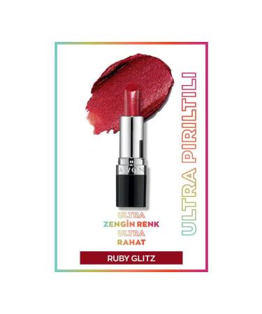 Avon Ultra Shimmer Lipstick - Ruby Glitz - Buy Online on GoSupps.com